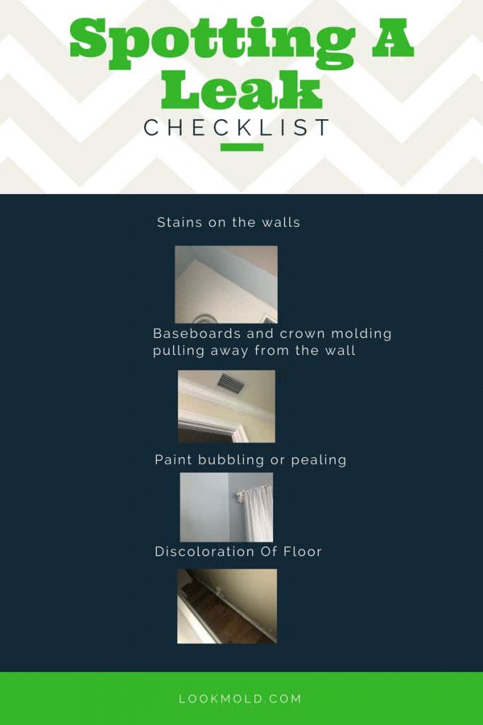 how to spot a leak